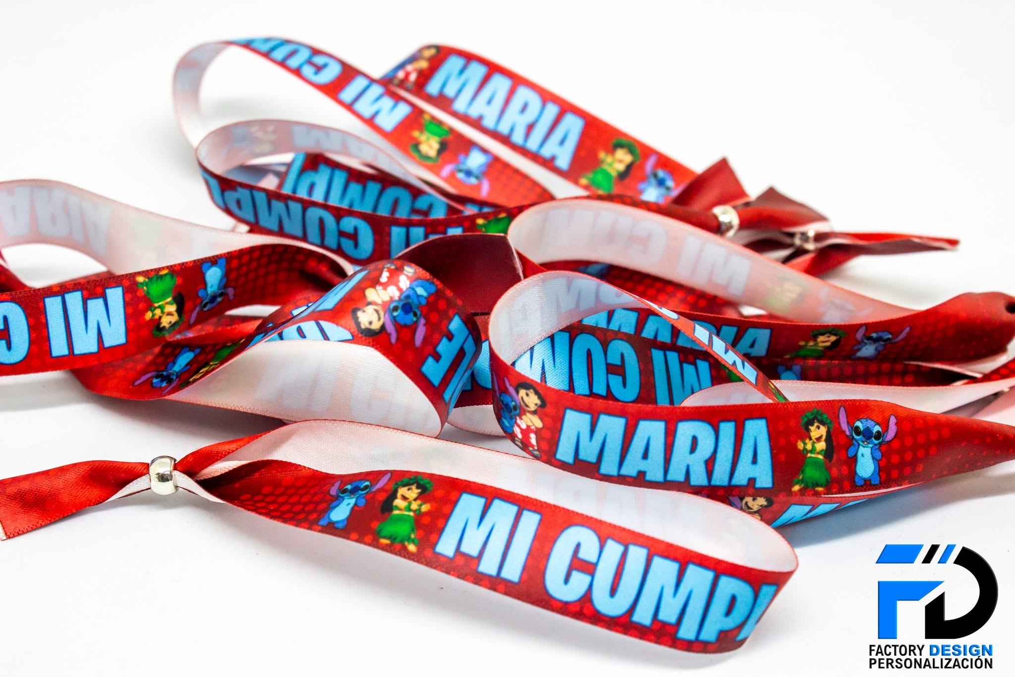 Pulseras de tela pack 10und.