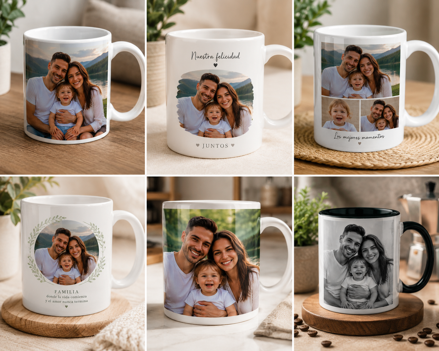 Tazas de cerámica con imagen