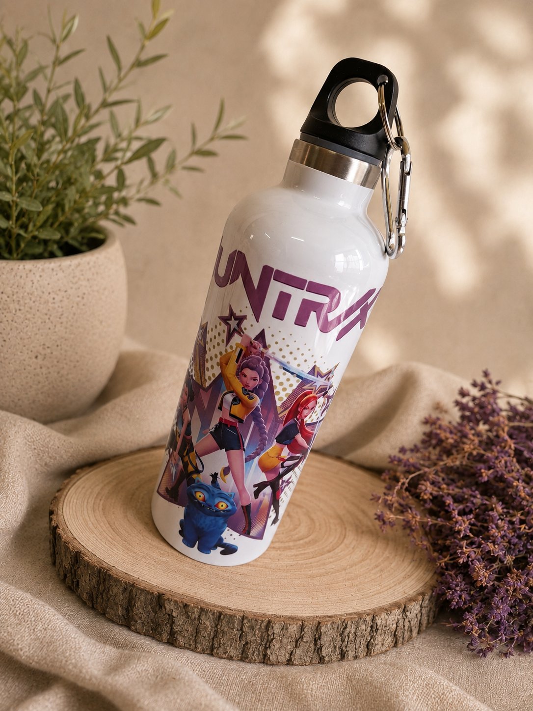Botella dibujo + nombre 500ml