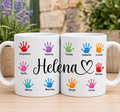 Taza manos