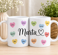 Taza corazones