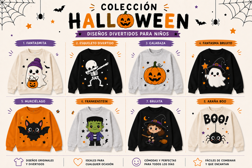 Sudadera Halloween Infantil Personalizada