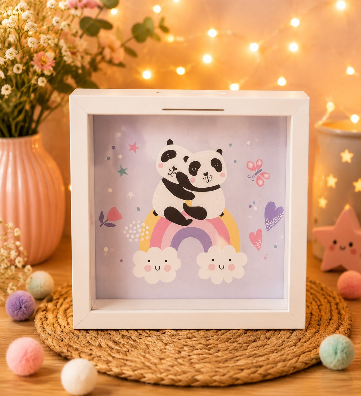 Hucha de madera con imagen