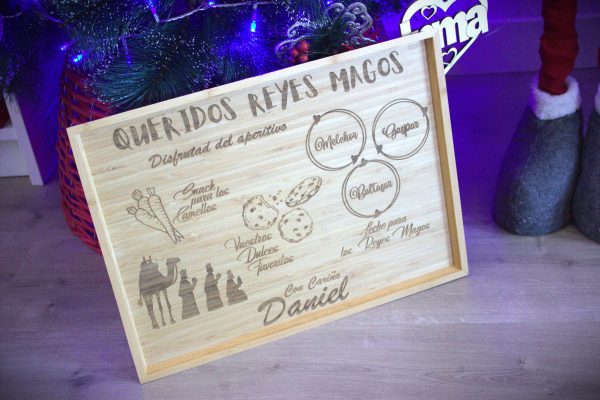 Bandeja Reyes Magos de Navidad Personalizada