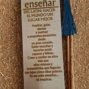 Marcapaginas madera